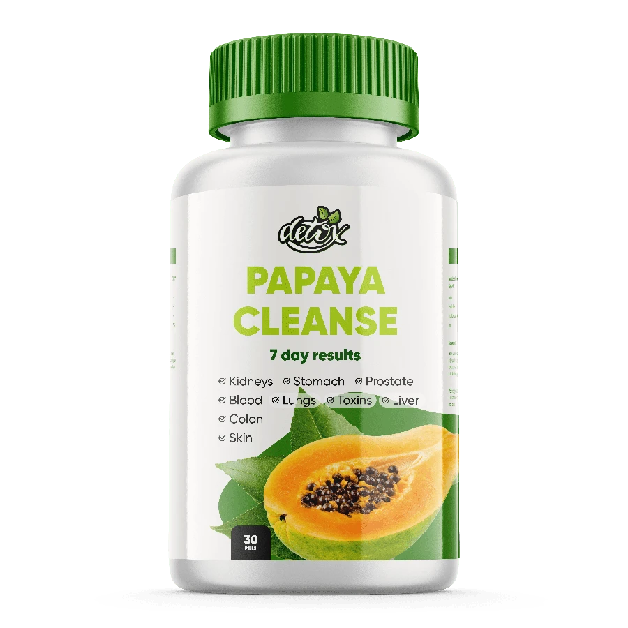 Papaya Cleanse 路 C谩psulas